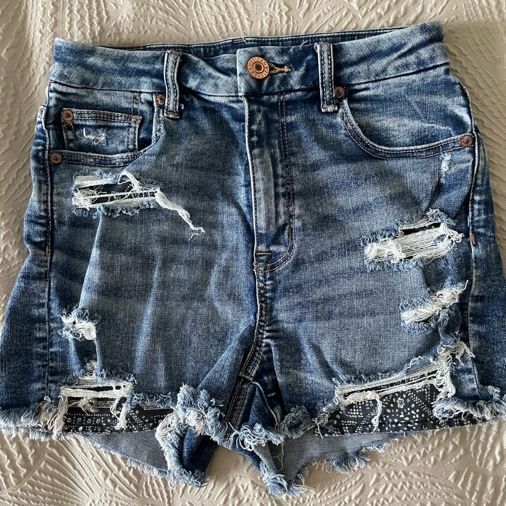 American Eagle Hi-Rise Shortie Sz 4
